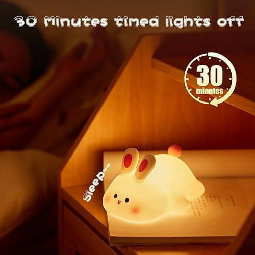 Silicone rabbit night light