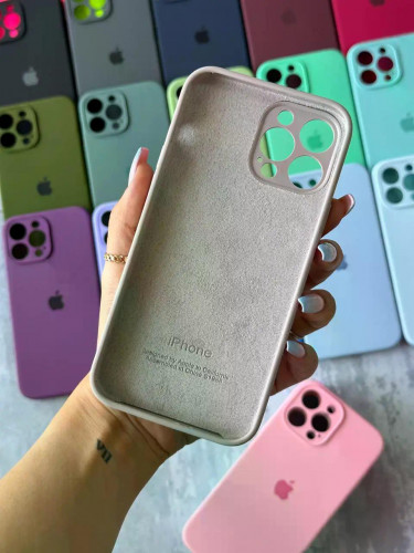iPhone 11 Pro Original Liquid Silicone Case with Lens Cover - Pink