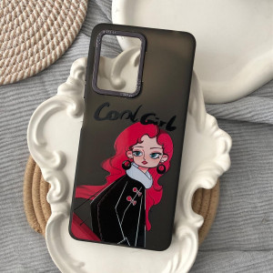 قاب دخترانه طرح Cool Girl مشکی گوشی شیائومی پوکو X5 پرو