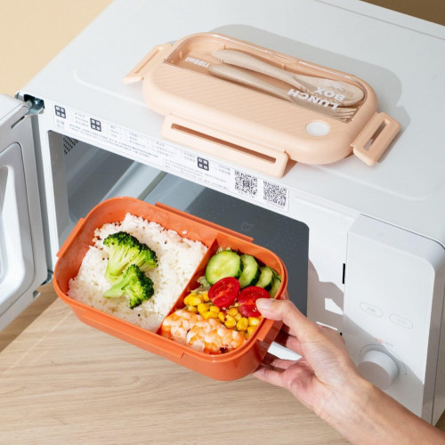 Microwave-Safe Lunch Box with Food Divider – 1100ml