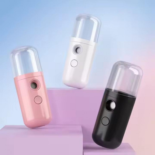 Rechargeable pocket cold mist humidifier (mini nano facial spray)