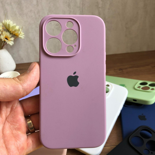 Premium Silicone Case for iPhone 14 Pro - Lens Protector & Full Covered Bottom