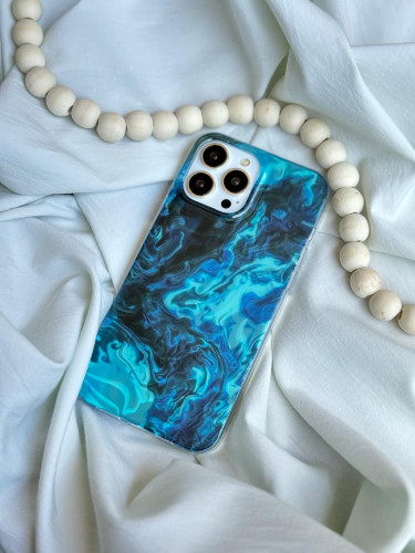 Blue Ink holographic case for iPhone 12 Pro Max 