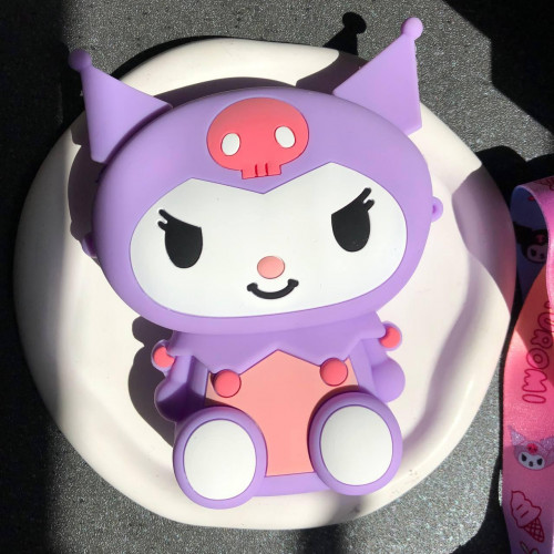 Kuromi Silicone Crossbody Mini Bag / Coin Purse