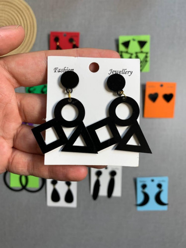 Plexi Fantasy Stud Earrings