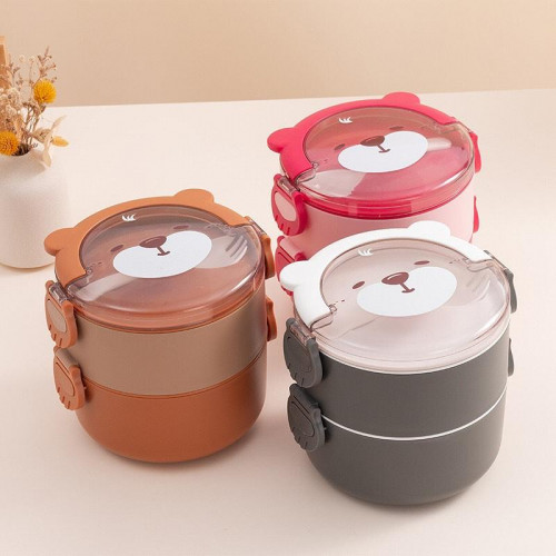 Teddy Bear Lunch Box / Food Container