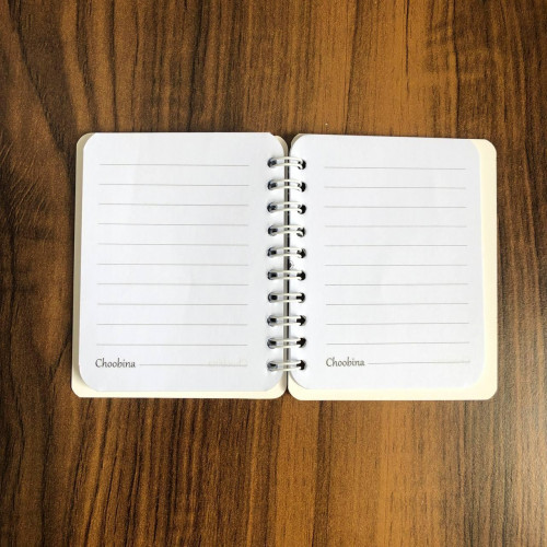 Aesthetic Girl Spiral Mini Pocket Notepad (8x10 cm)