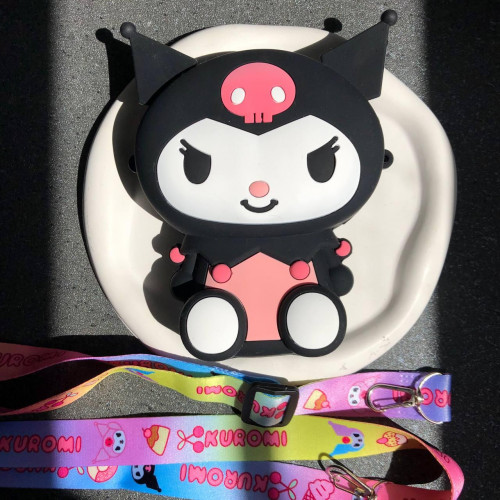  Kuromi Silicone Crossbody Mini Bag / Coin Purse