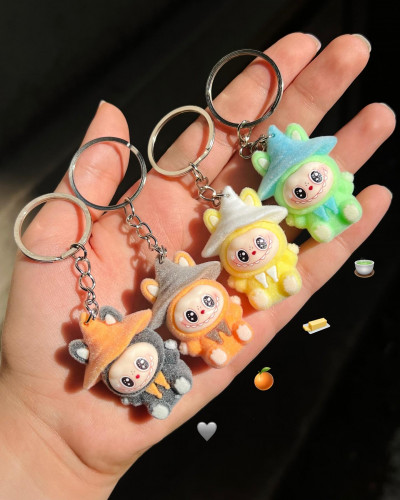 Lebobo Velvet Keychain Charm