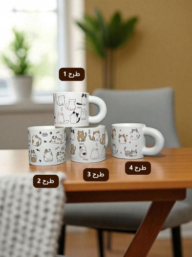 Cat Pattern Mug