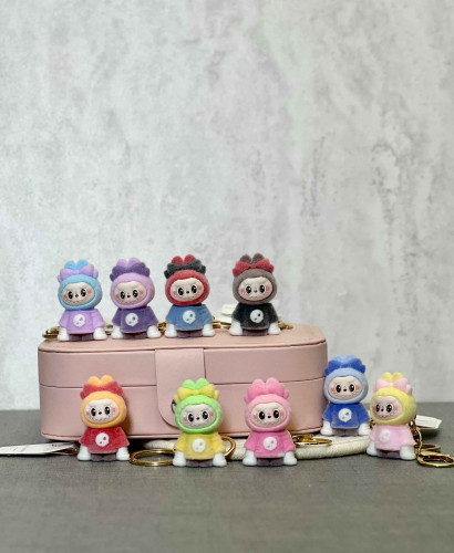Lobobo Cartoon Character Keychain Charm