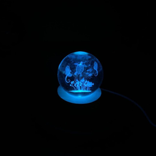 7-color RGB nightlight crystal ball